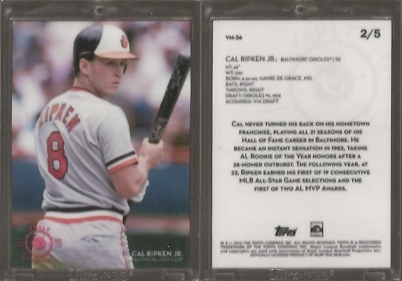 2016 Topps Legacies Baseball Vault Metals VM-36Orange.jpg