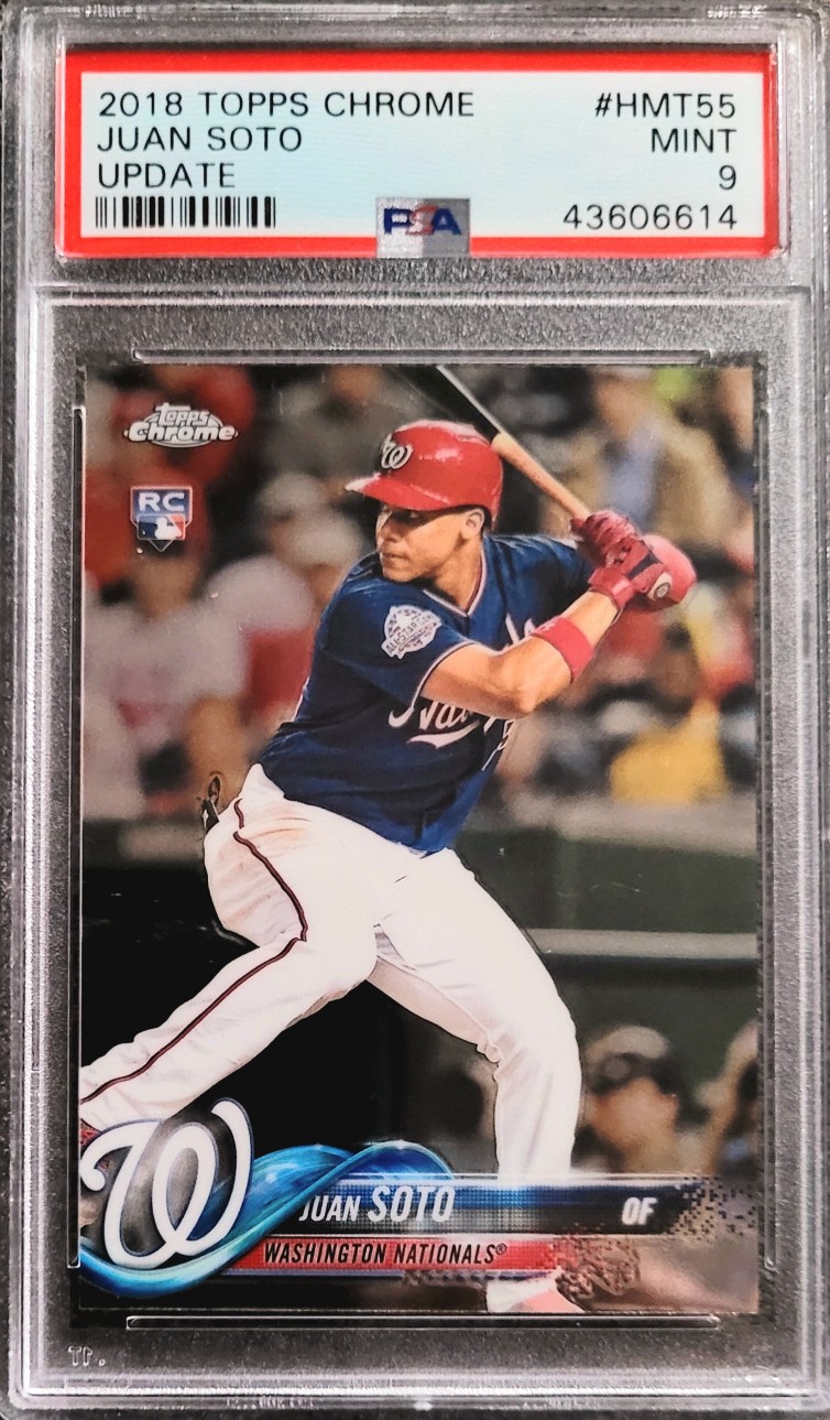 2018 update Juan Soto chrome