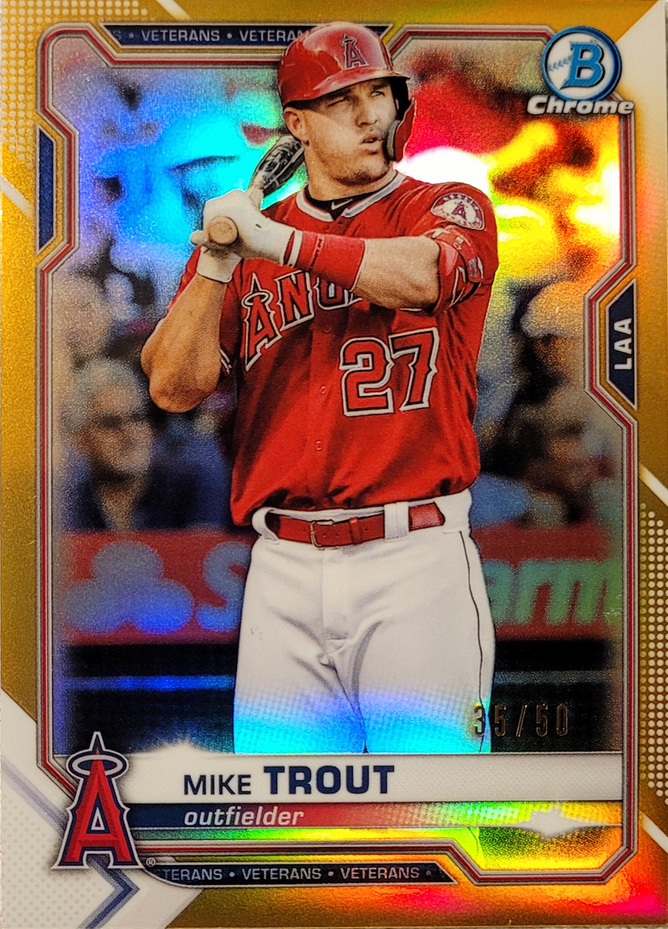 2021 Bowman Gold refractor
