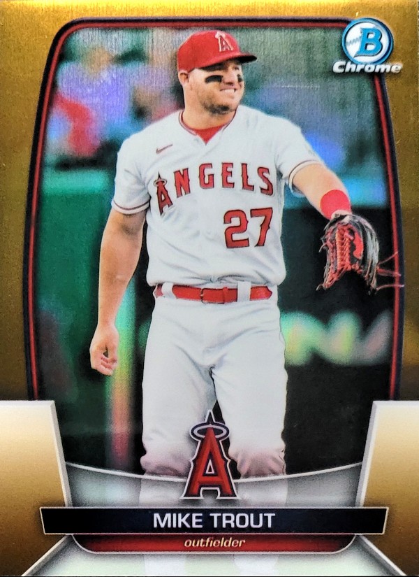 2023 Bowman chrome gold 7/50