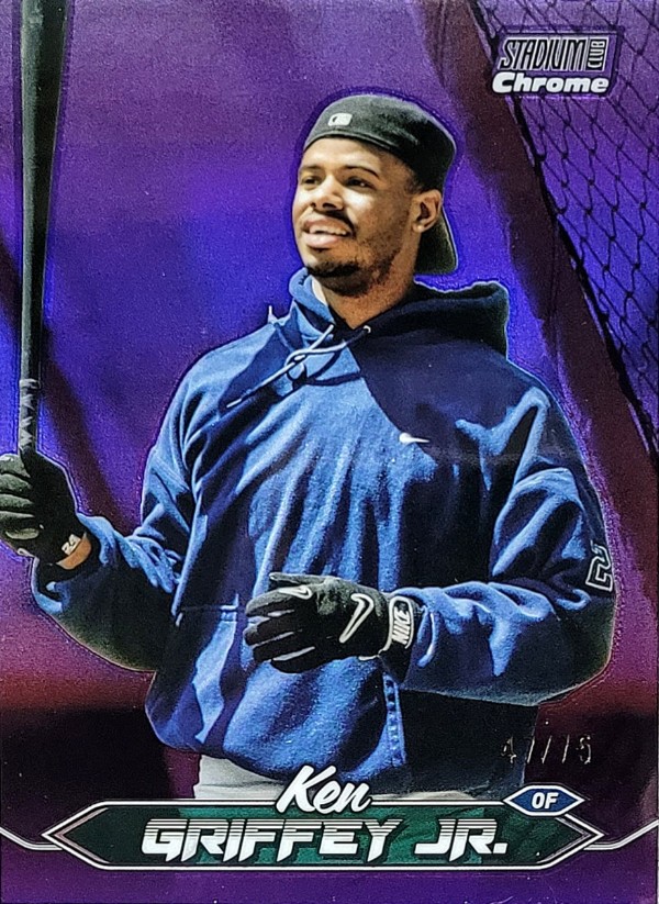 2024 Stadium Club Purple Refractor 47/75