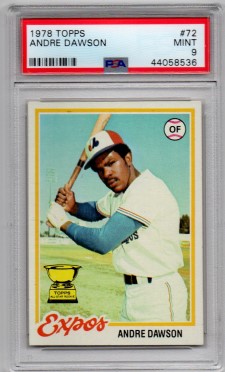 Andre Dawson 1978 Topps PSA 9
