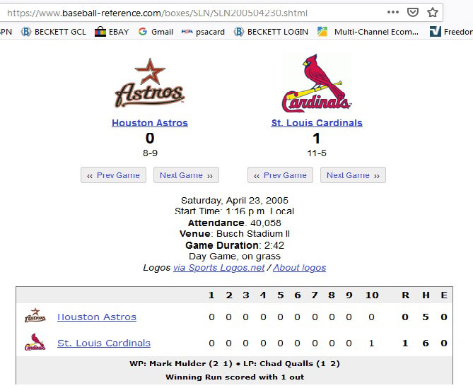 Boxscore 1