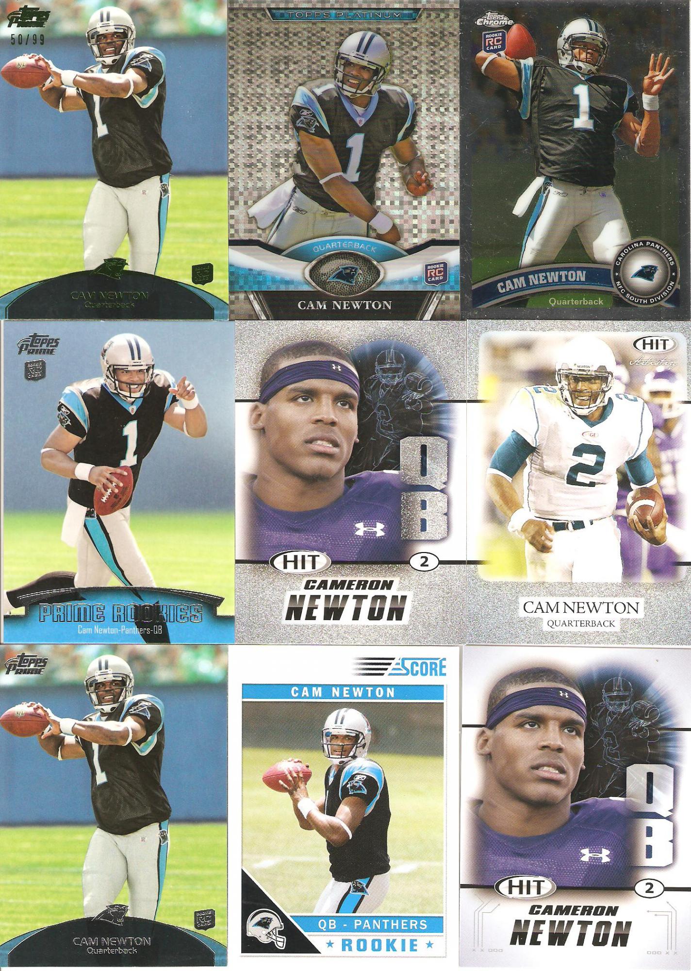 Cam Newton RC lot #1