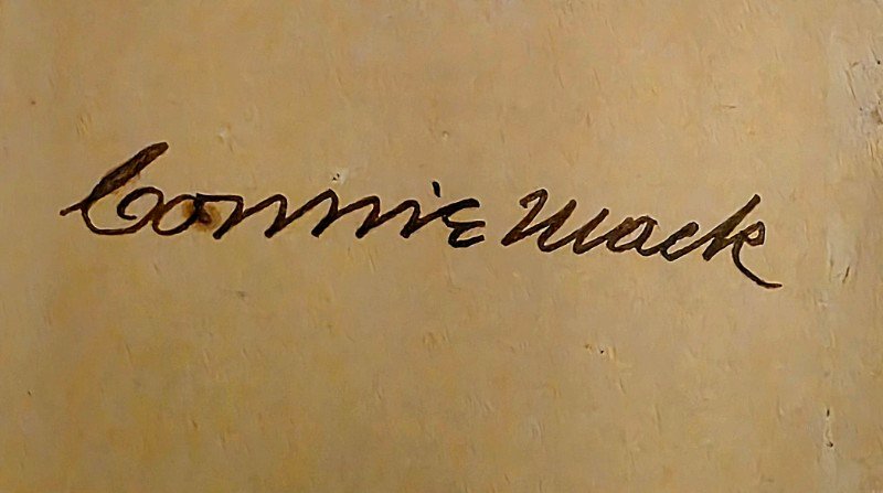 Connie Mack signature JSA certified