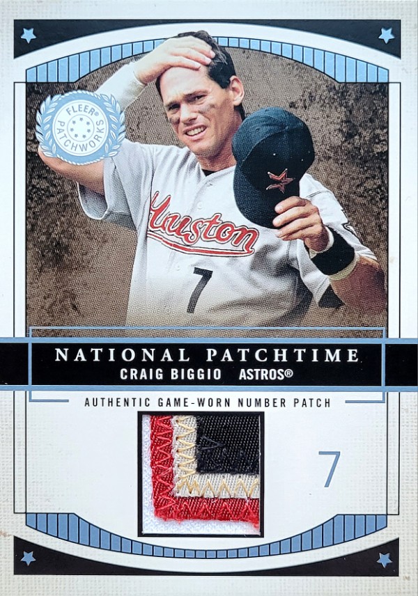 Craig Biggio 2003 National Patchtime Patch 35/75