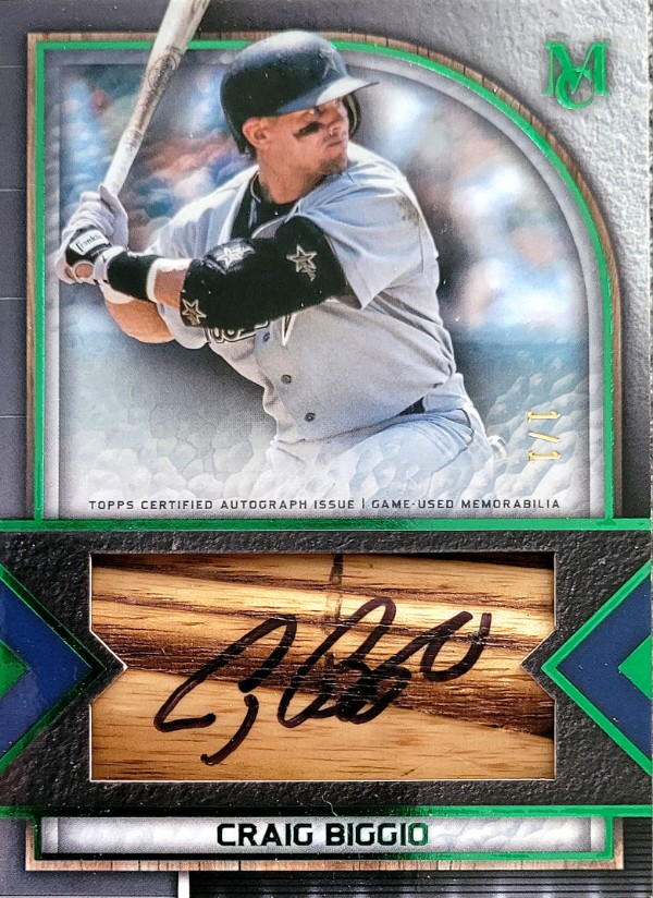 Craig Biggio 2024 Museum Collection GU Bat Barrel Auto 1/1