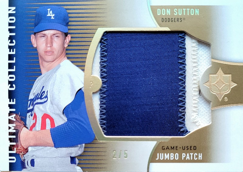 Don Sutton 2008 Ultimate Jumbo Patch 2/5