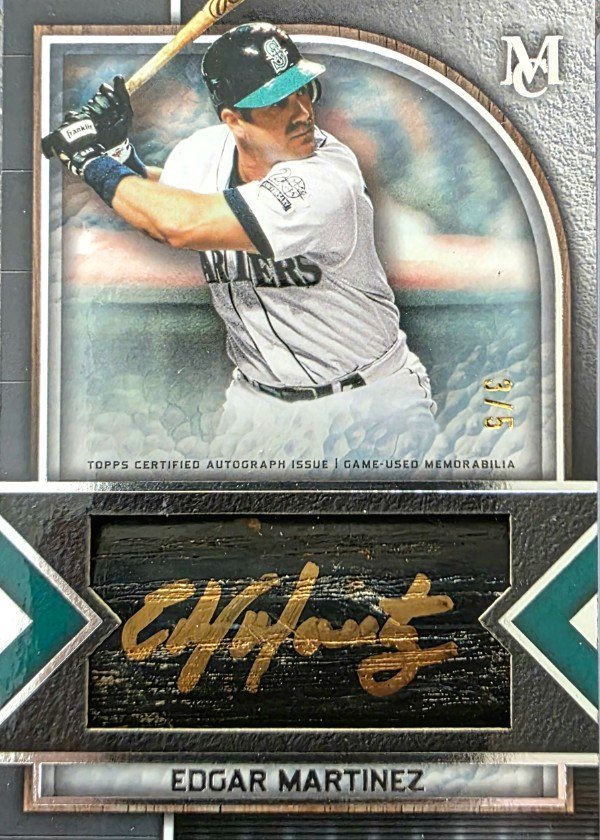 Edgar Martinez 2023 Museum Barrel auto 3/5