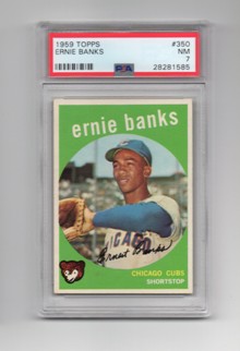 Ernie Banks 1959 Topps PSA 7