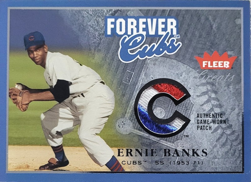 Ernie Banks 2004 Fleer Greats Patch 24/49