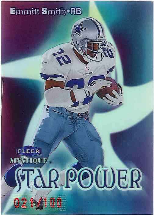 Fleer Mystique Star Power Emmitt Smith