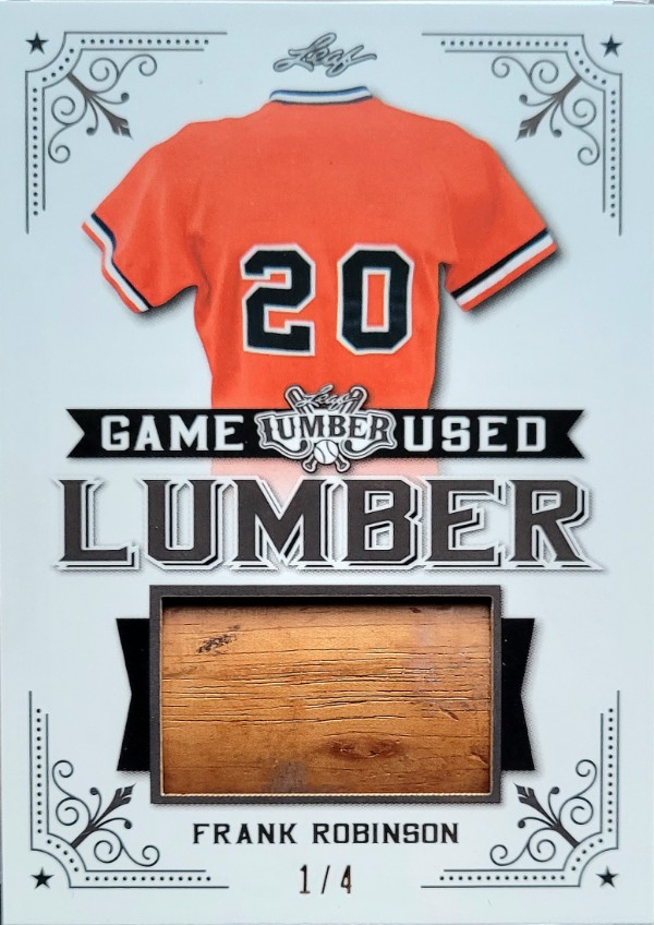 Frank Robinson 2021 Leaf Lumber 1/4