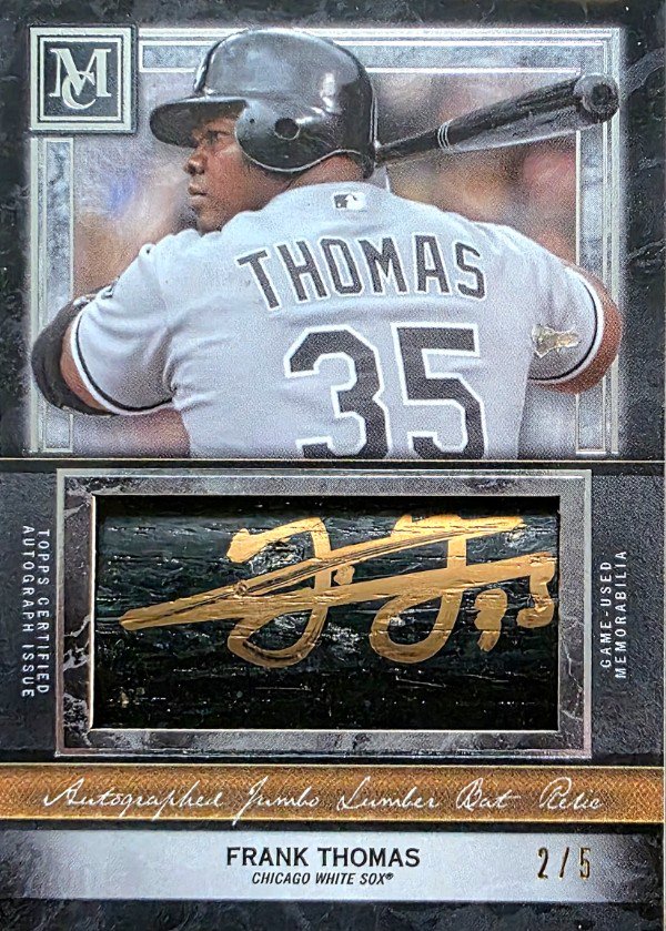 Frank Thomas 2020 Museum Bat Barrel Auto 2/5