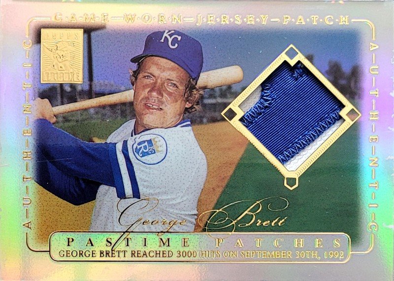 George Brett 2002 Topps Tribute Patch