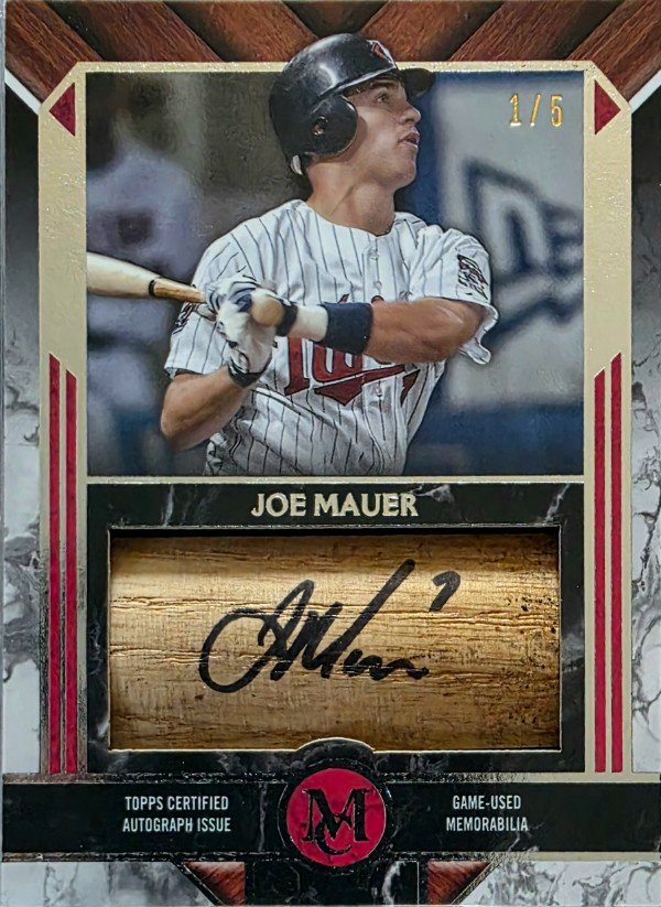 Joe Mauer 2022 Barrel auto 1/5