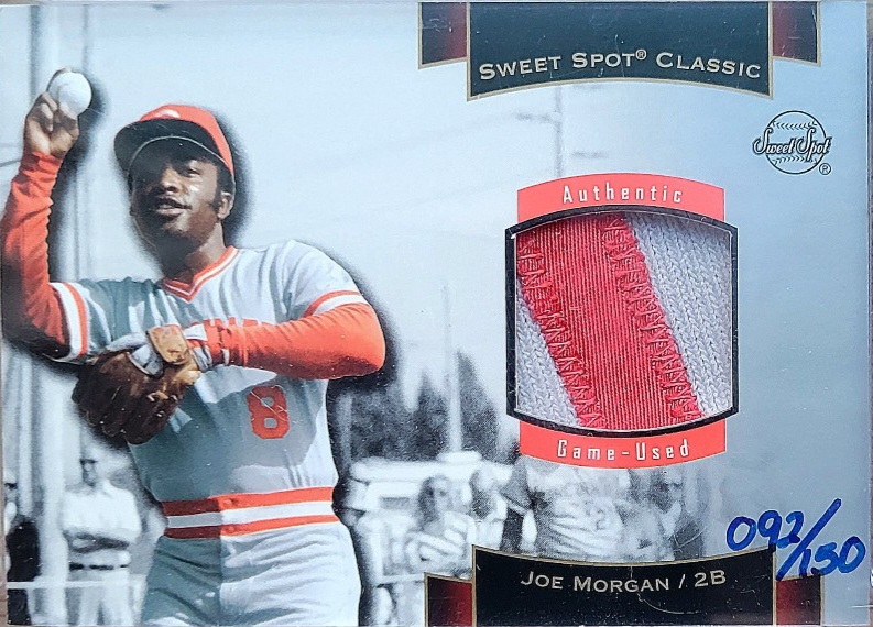 Joe Morgan 2003 Sweet Spot Classic Patch