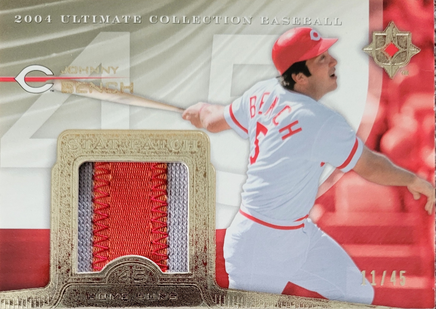 Johnny Bench 2004 Ultimate Patch 11/45