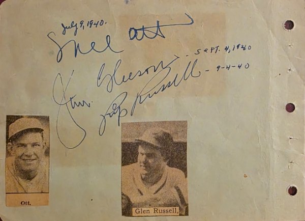 Mel Ott Signature