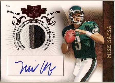 Mike Kafka 2010 Panini Plates and Patches #225 587/699