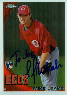 Mike Leake 2010 Topps Chrome