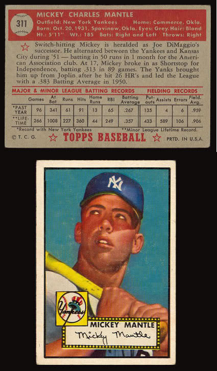MY MANTLE ROOKIE