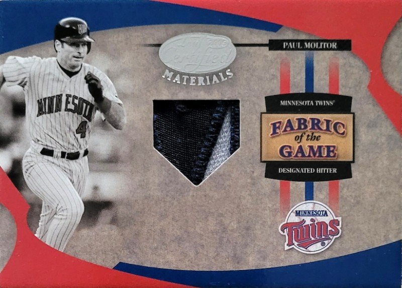 Paul Molitor 2005 Leaf Certified Patch 17/25