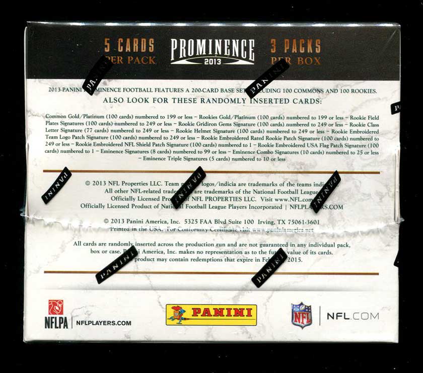 PROMINENCE BACK