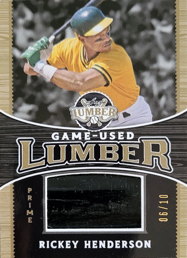 Rickey Henderson 2024 Leaf Lumber Barrel 6/10