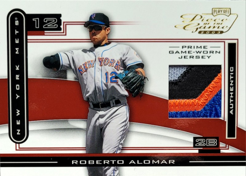 Roberto Alomar 2003 Playoff Piece of rhe Game patch
