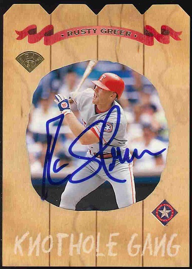 Rusty Greer Knothole Gang Auto