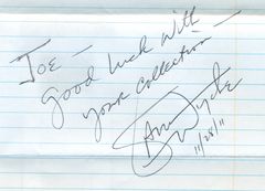 Sam Wyche note