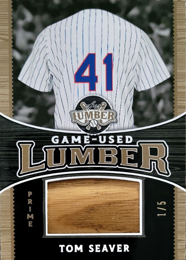 Tom Seaver 2024 leaf Lumber Bat Barrel 1/5