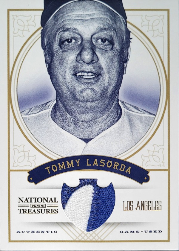 Tommy Lasorda 2012 National Treasures Patch