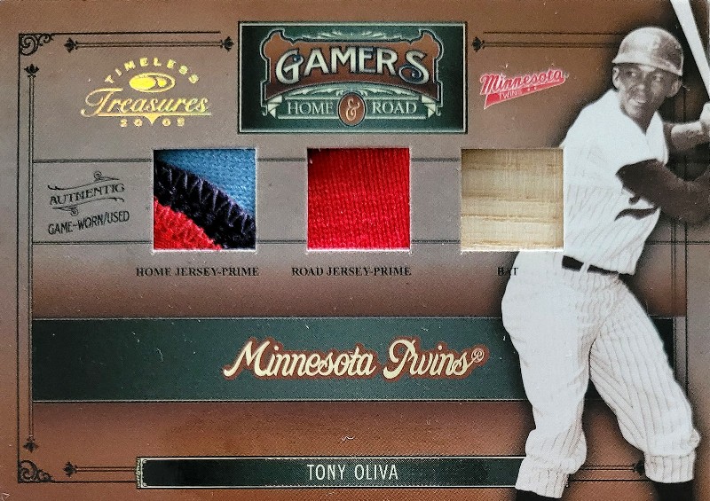 Tony Oliva 2005 Timeless Treasure Patch