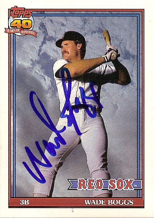 Wade Boggs TTM