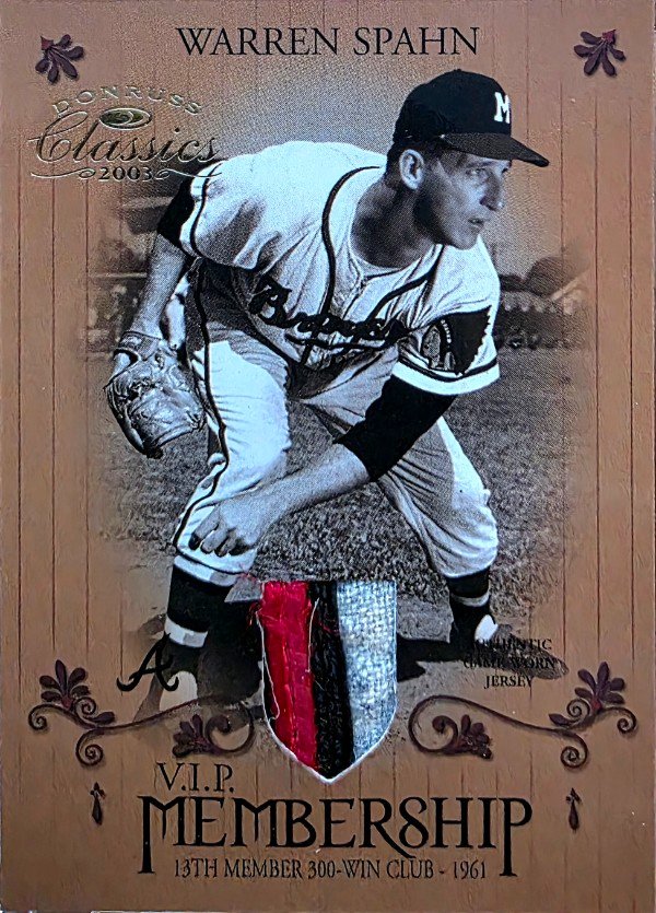 Warren Spahn 2003 Donruss Classics 32/61