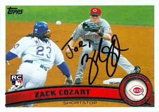Zack Cozart 2011 Topps Update