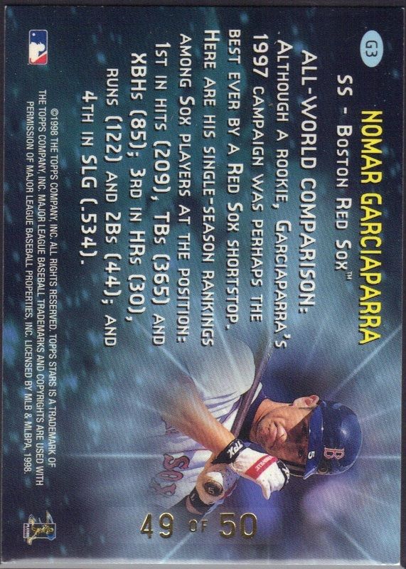 98ToppsStarsGalaxyGold_Garciaparra_50B.jpg