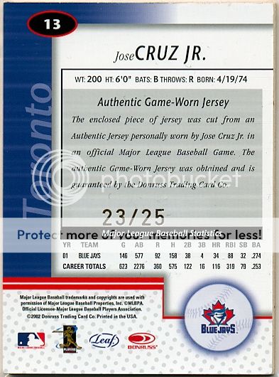 JoseCruzJr2002LeafCertifiedMirrorGoldJerseyPatch23of2513Rear.jpg