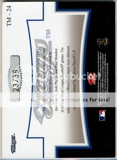 JoseCruzJr2005PrimePatchesTeamMaterialTripleNamePlateJerseyPatch23of39TM-24Rear.jpg