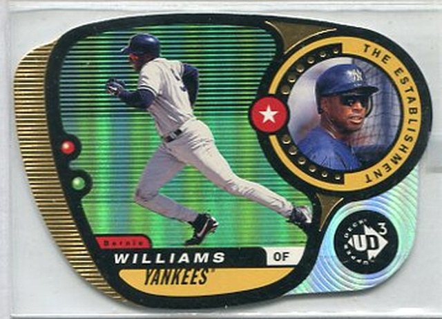 1998 Bernie Williams UD3 Establishment of 100.jpg