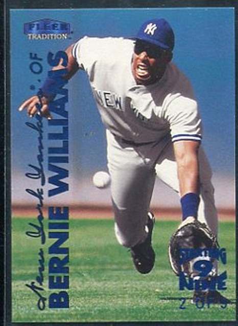 1999 Bernie Williams Fleer Starting 9 2 of 9.jpg